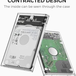 راك هارد شفاف يوسبي وتايب سي